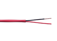 Orange / Red Fire Resistant Cable 22AWG FPLP-CL2P BC Pure Copper Fire Alarm