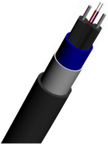 GJYXFHA UV PE FTTX Indoor Fiber Optic Cable AL Tape Armour Duct Mapping